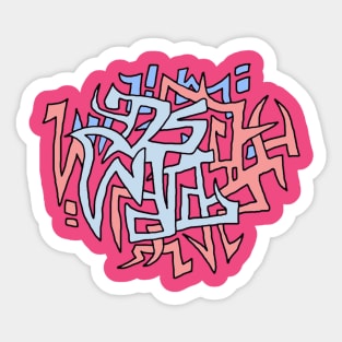 Graffiti pastels Sticker